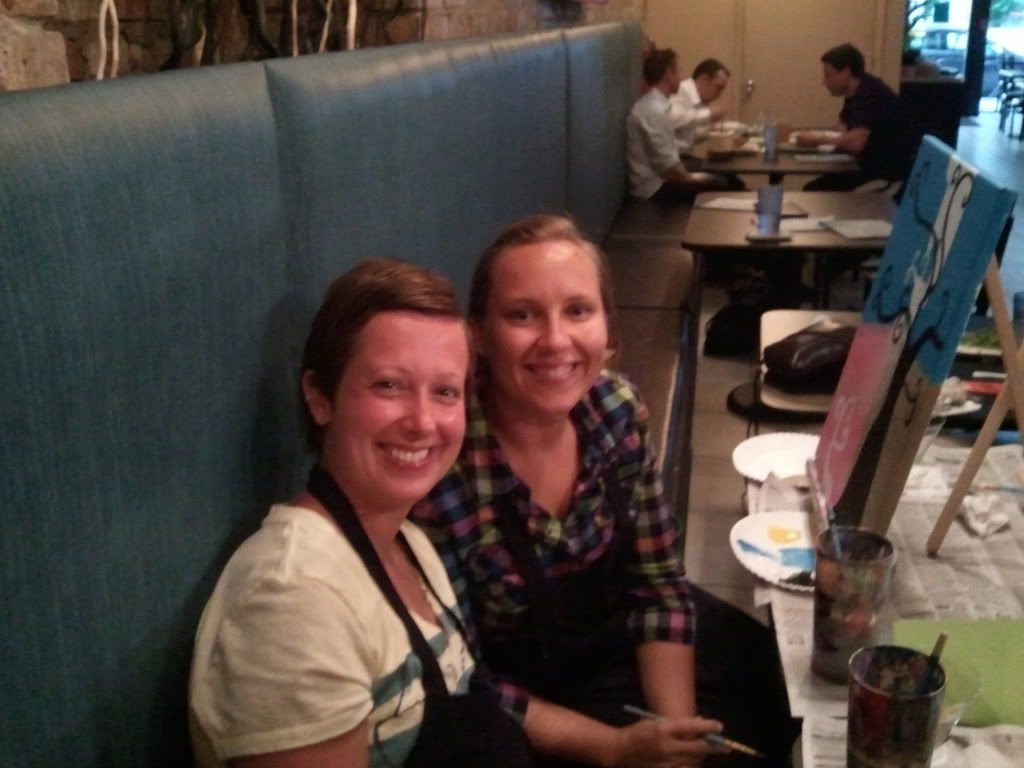 & Merlot Bamboozle Cafe in Downtown Tampa... Sip. Paint. Relax